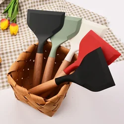 Silicone Spatula Tool Non-stick Shovel Kitchen Utensils Tamagoyaki Turner Omelets Pan Non Stick Turners Food Home Cooking