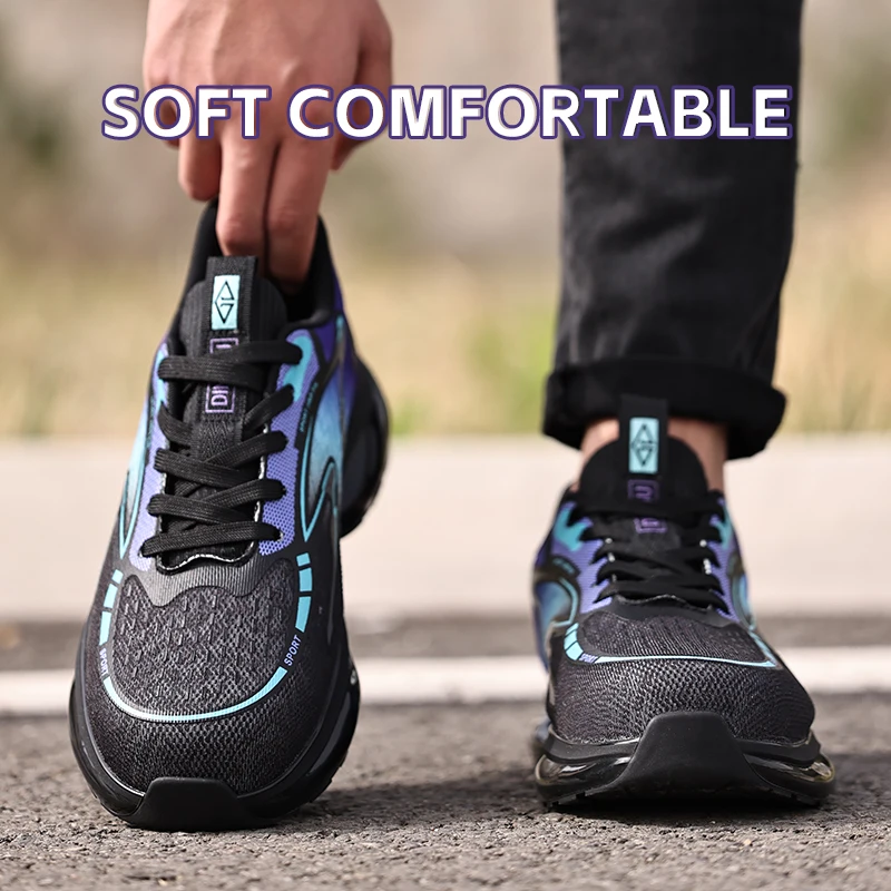 EOCENE Lightweight Work Boots for Men - CE Certified Steel Toe with Breathable & Anti-Puncture Sole Work Shoes Durable