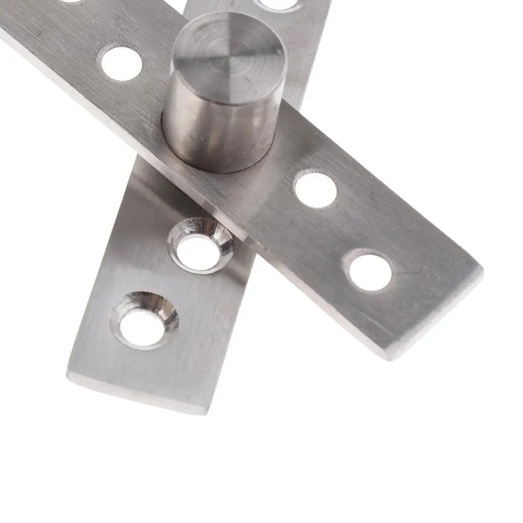 Stainless Steel Concealed 360 Degree Rotary Hinge Revolving Door Hinge 75x18x3mm