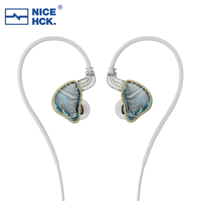 NiceHCK estabilizado Madeira Earbud, fone de ouvido audiófilo híbrido, Filtros Substituíveis Tuning, 7 Motoristas, IEM MK3, NX7MK4, MK3