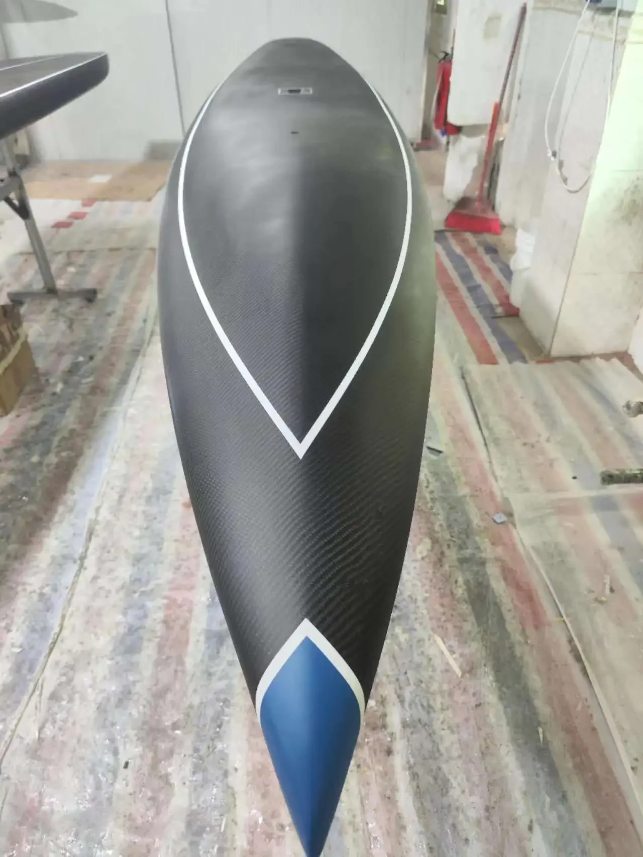

Wholesale 14ft EPS Carbon Fiber Racing Boards Customized High Quality Race Boards Fiberglass Surfboard