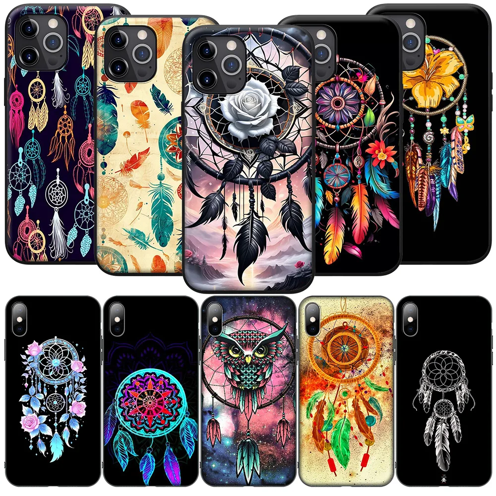 H-55 Dream Catcher Case for Samsung Galaxy A01 A02 A03 A03S A10 A10S A20S A30 A30S A50 A50S A70 M30 M30S M02 M30 M30S