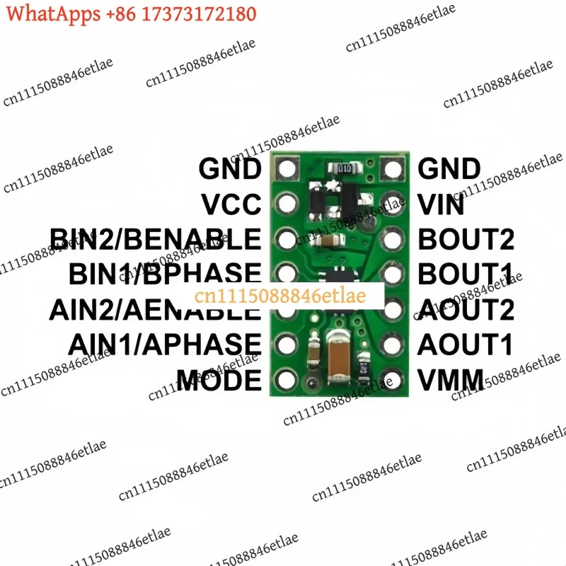 DRV8835 Dual H-Bridge Motor Driver Carrier Module Low-Voltage DC Stepper Motor Control Board for Robot