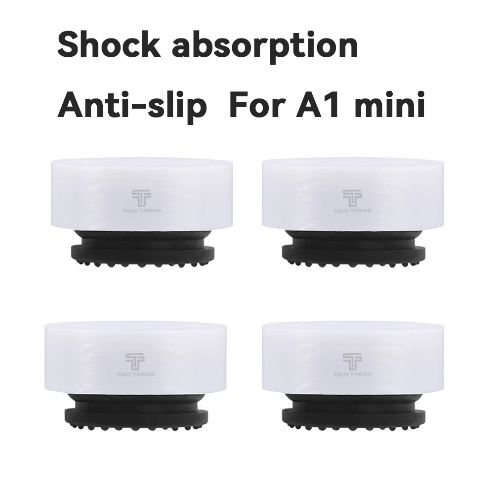 Nóżki do Bambu Lab P1S Bambulab X1 Carbon, antywibracyjne, antypoślizgowe, pyłoszczelne gumowe podkładki pod stopy, pasują do drukarek 3D H2D A1 A1Mini — zdjęcie produktu 5