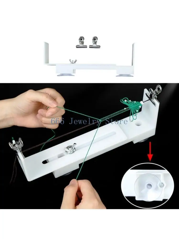 F2TD Bracelet Jig Set Wristband Braiding Tool Suitable for Beginners and Professionals Includes Clip and Wrist Measurement