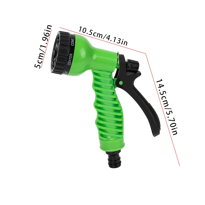 7 Styles High Pressure Water Gun Car Wash Garden Adjustable Nozzle Hose Watering Gun Lawn Hose Multifunction Irrigation Sprayer