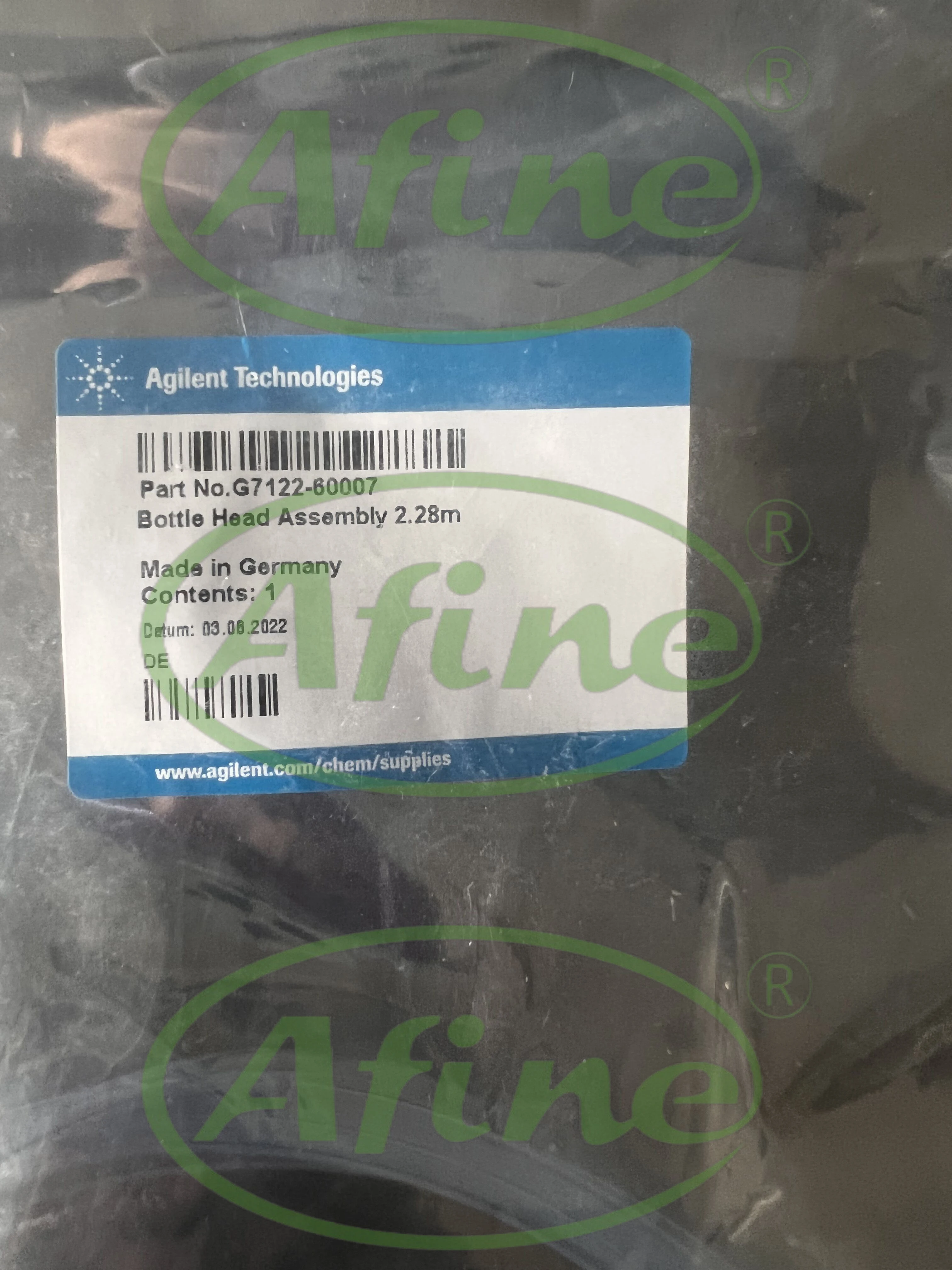 ชุดหัวขวดยาว AFINE Agilent 2280 มม. สําหรับ G7122-60007