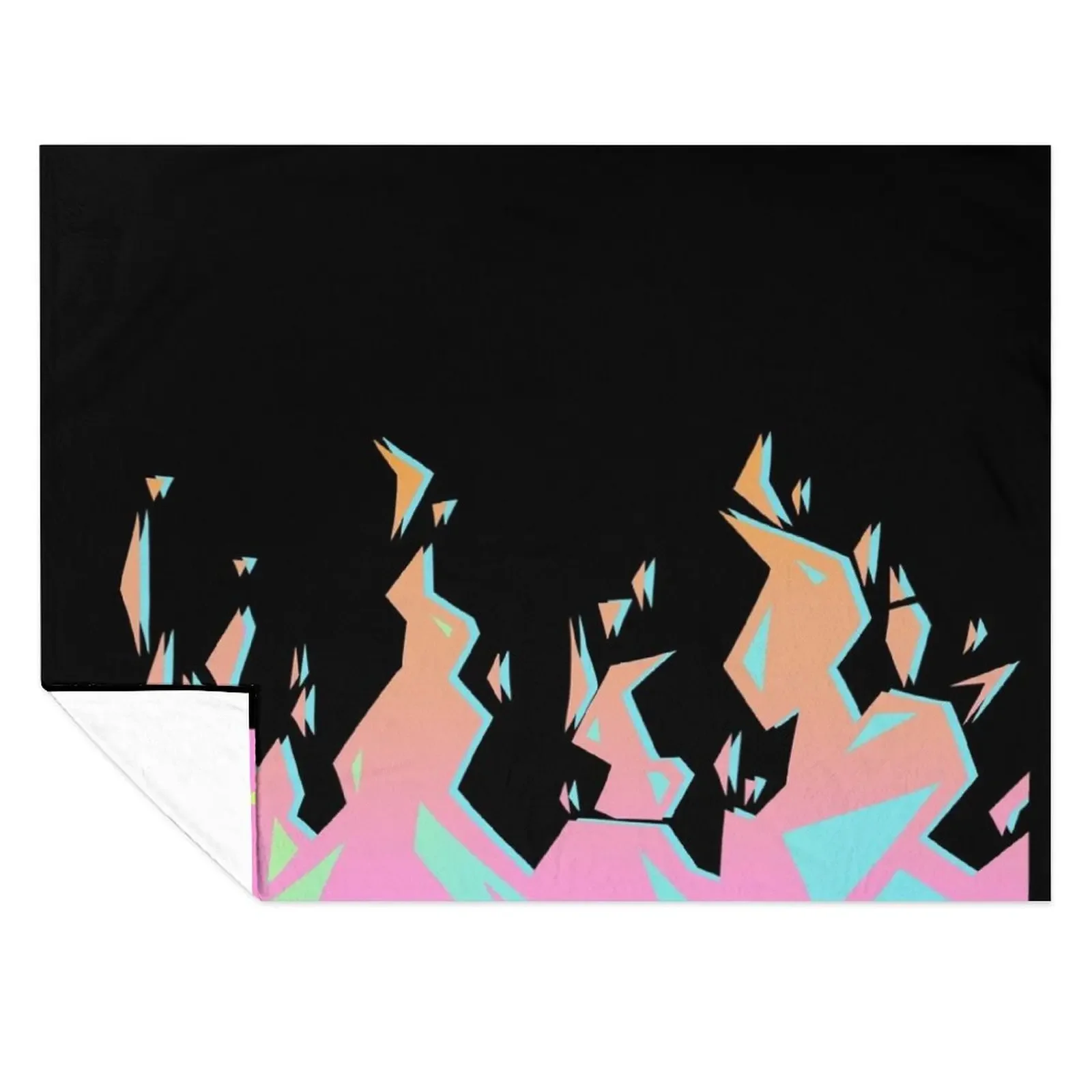 

Promare Burnish Flames Throw Blanket Decorative Throw Flannel Fabric Designers Bed Fashionable Blankets