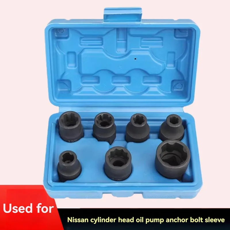 Special Socket For Nissan Cylinder Head & Oil Pump Bolt Removal Hardened Cr-Mo Steel For Global Japanese Auto Repair Tool Dealer