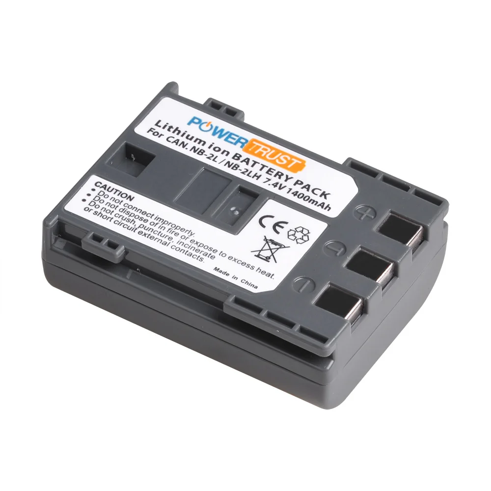 10Pcs 1400mAh NB-2L NB-2LH NB 2L Battery for Canon PowerShot G7 G9 S30 S40 S45 S50 S60 S70 S80 Rebel XTi XT EOS 350D 400D