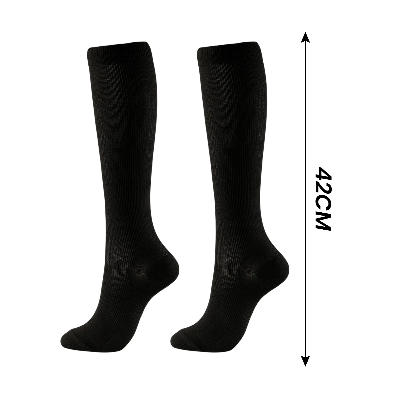 Knie High School Uniform Socken vielseitige schwarze Strumpf rutsch feste Cosplay Socken für Halloween Festival Piraten Kostüm tragen