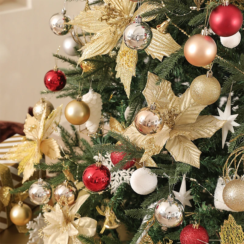 24/36 قطعة عيد الميلاد الديكور 3/4 سنتيمتر كرات معلقة شجرة عيد الميلاد المعلقات الحلي للمنزل ديكور الحفلات السنة الجديدة هدية الإكسسوار #2