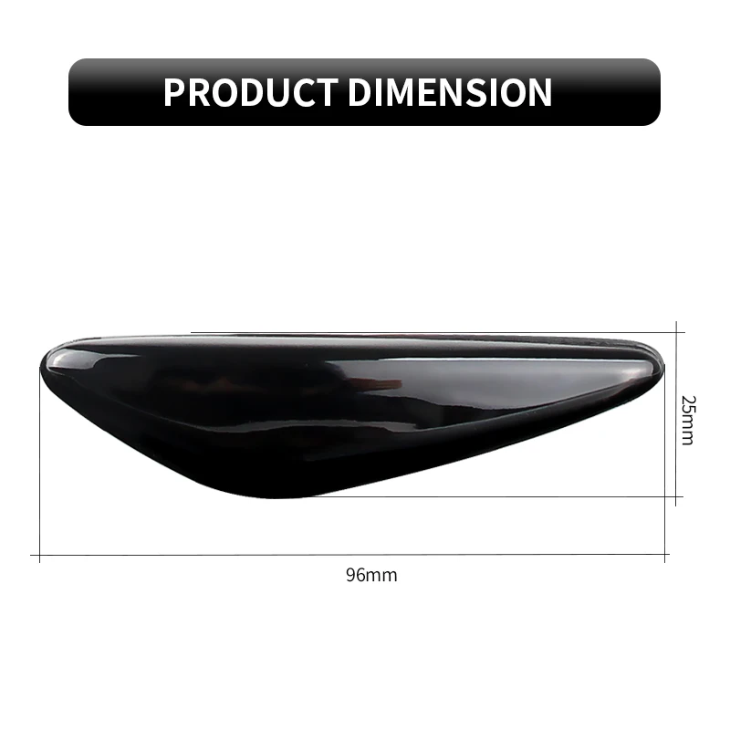 2pc LED Dynamic Turn Signal Side Marker Light For Mazda 5 Premacy 6 Atenza MX-5 RX-8 Lafesta For Fiat 124 Spider Car Signal Lamp