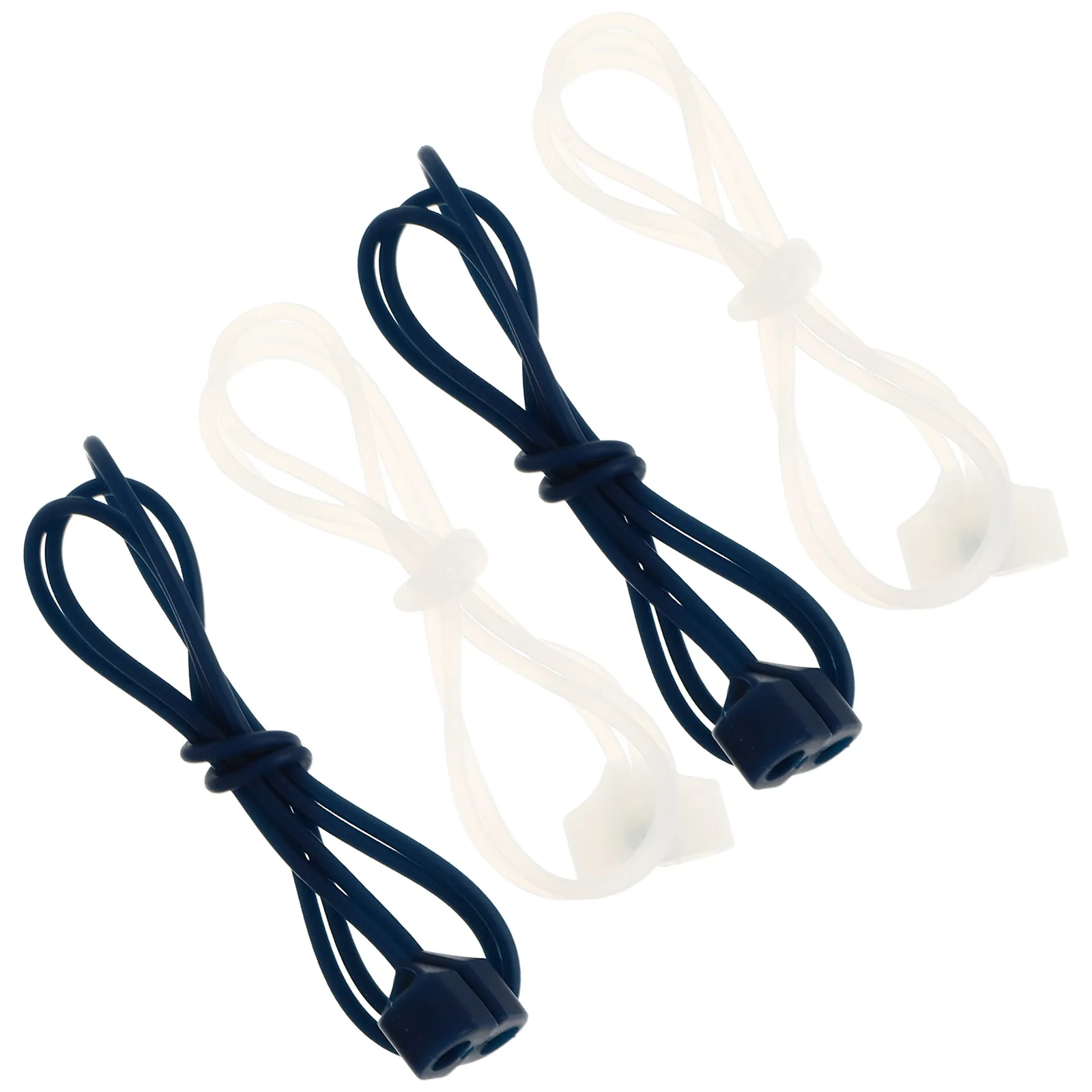 

4 Pcs Lanyard Anti-lost Rope Lanyards Silica Gel Earphone Anti-loss Hanging Chain