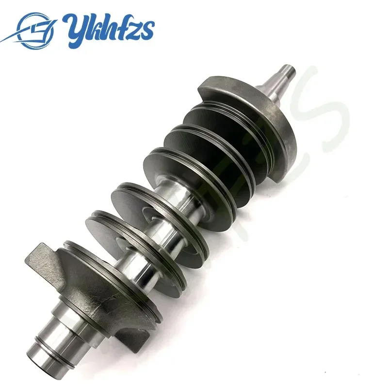 6E5-11411-00 Crankshaft For Yamaha Outboard Motor 2T V4 115HP  130HP 6E5-11411-01 Small Taper 6E5-11411-01