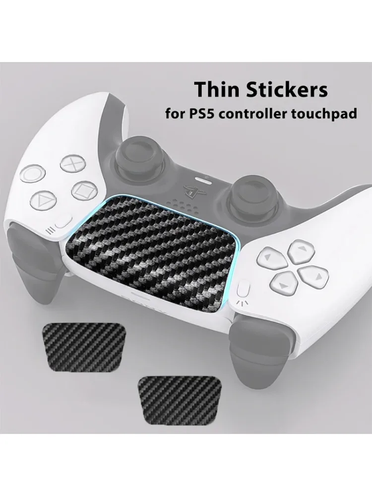 Autocollants de peau pour contrôleur PS5, couleur unie, autocollant à texture multiple pour tablette tactile Playstation 5, protecteur de manette de jeu (2 pièces)