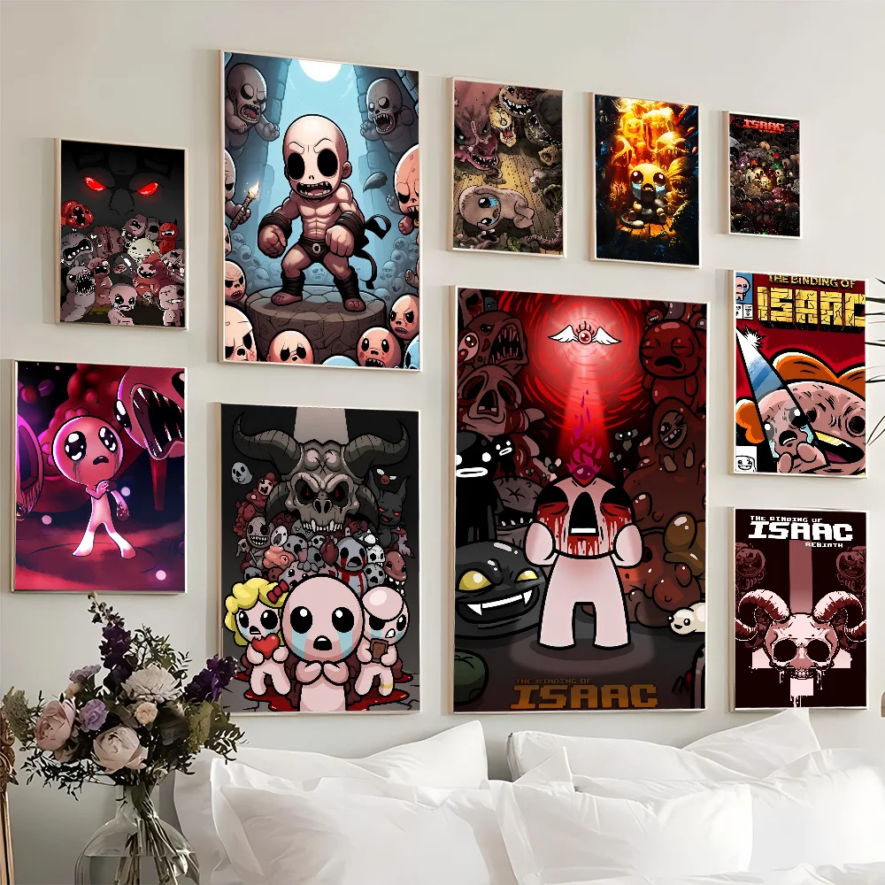 

Binding Of Isaac Four Souls Classic Movie Posters HD Quality Poster Wall Art Painting Study Nordic Home Decor