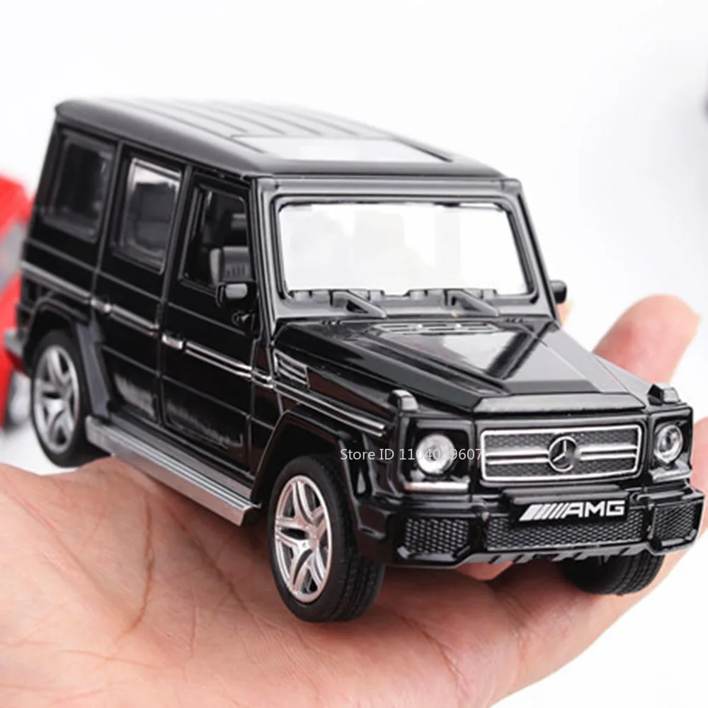 مقياس 1:32 G65 مصنوع من خليط معدني موديلات سيارات لعبة 4 أبواب مفتوحة ضوء الصوت التراجع محاكاة عالية سيارات الدفع الرباعي لهدايا الأطفال #1