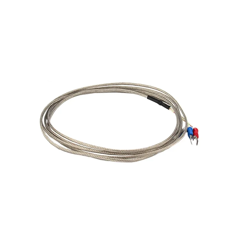 K-type Temperature Sensor Probe Thermocouple 1-5M 0~600℃ U-type Wiring Fork 2-wire Wiring