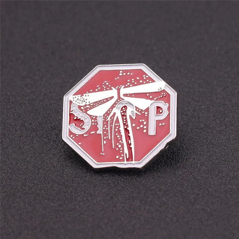 of Us Part II 2 Firefly Logo Badges 3D Metal Brooches Pins Cosplay Accessories Gifts Souvenir Pins Game The Last