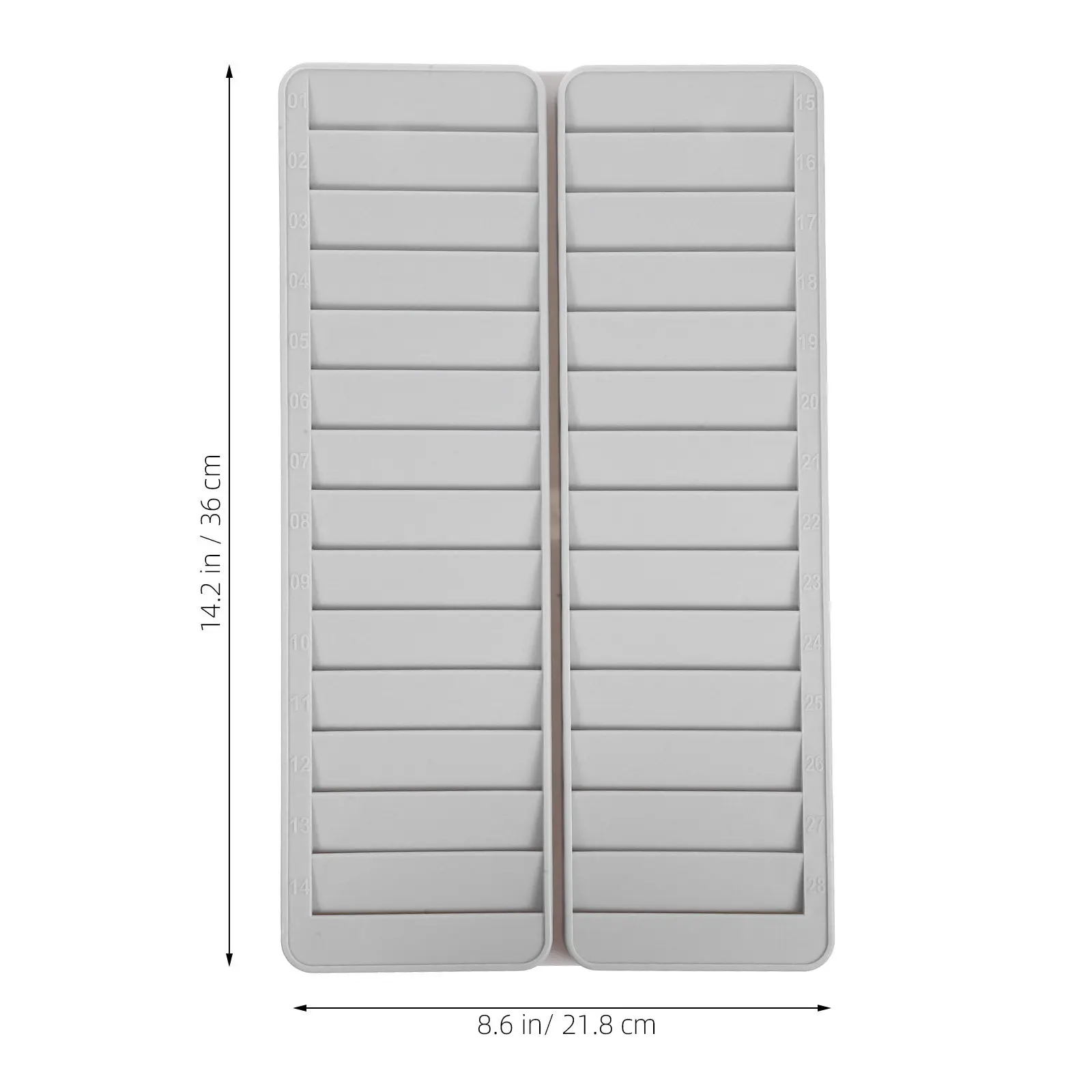 Multi-Slots Plastic Card Holder Hanging Organizer for Work Attendance Time Cards Warehouse Label Storage Hotel Room Cards Holder