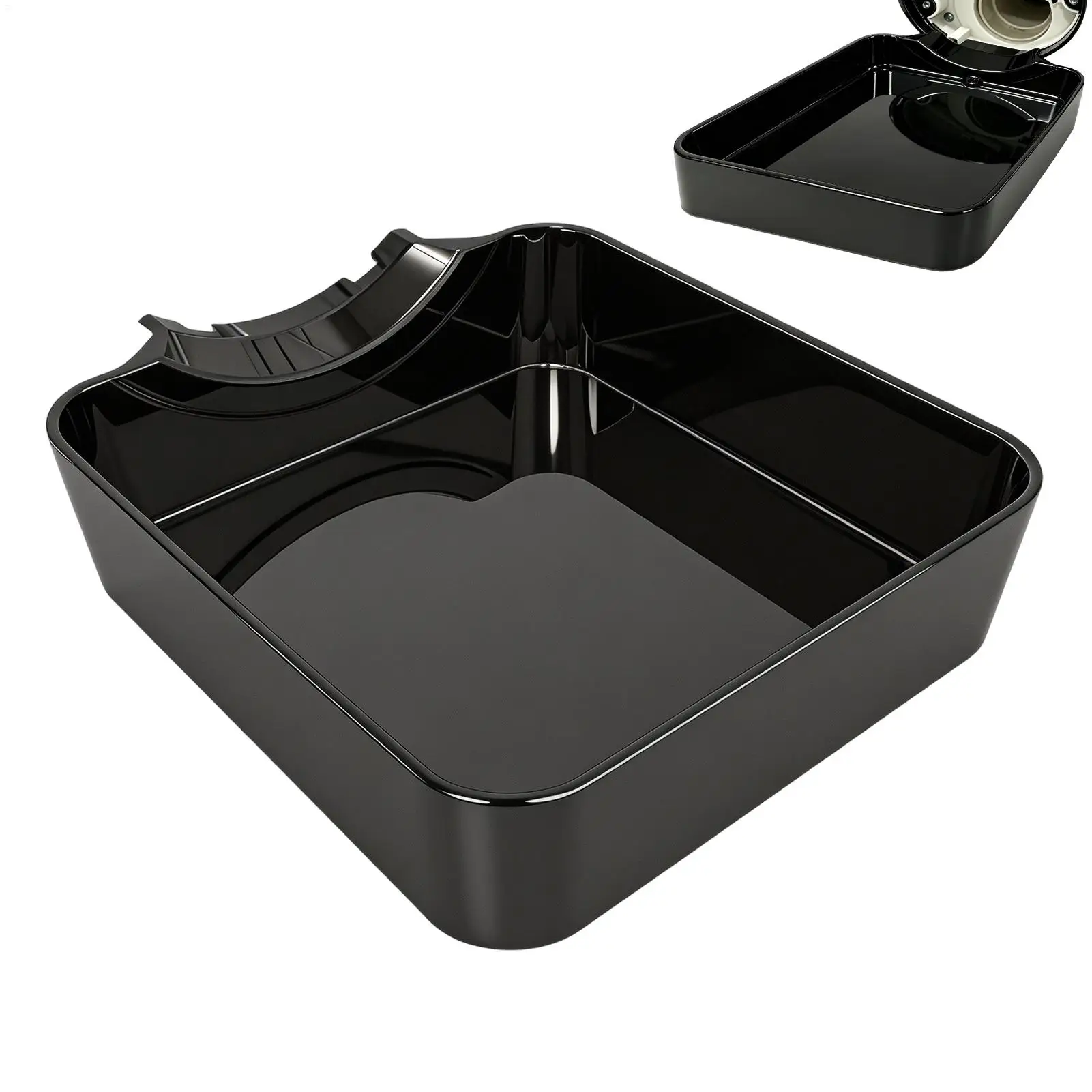 Washing Machine Drain Water Collection Tray Anti-overflow Lint Filter Debris Catcher Laundry Room Drip Tray view 6