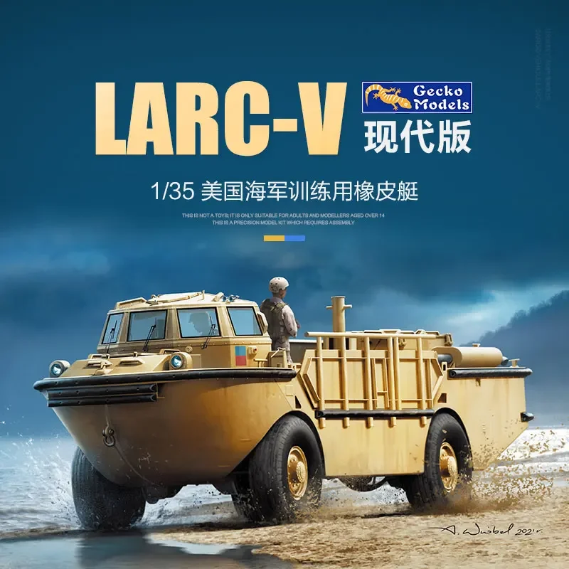 Gecko Models 35GM0040 1/35 US Navy Amphibious Cargo Vehicle LARC-V Model Kit Assemble