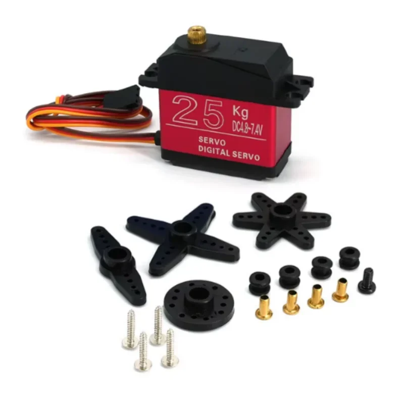 Metal Gear Digital Servo High Torque 180 Degrees 20KG 25KG 30KG 35KG For Robotic Arm RC Model Car Boat Robot - Image 4
