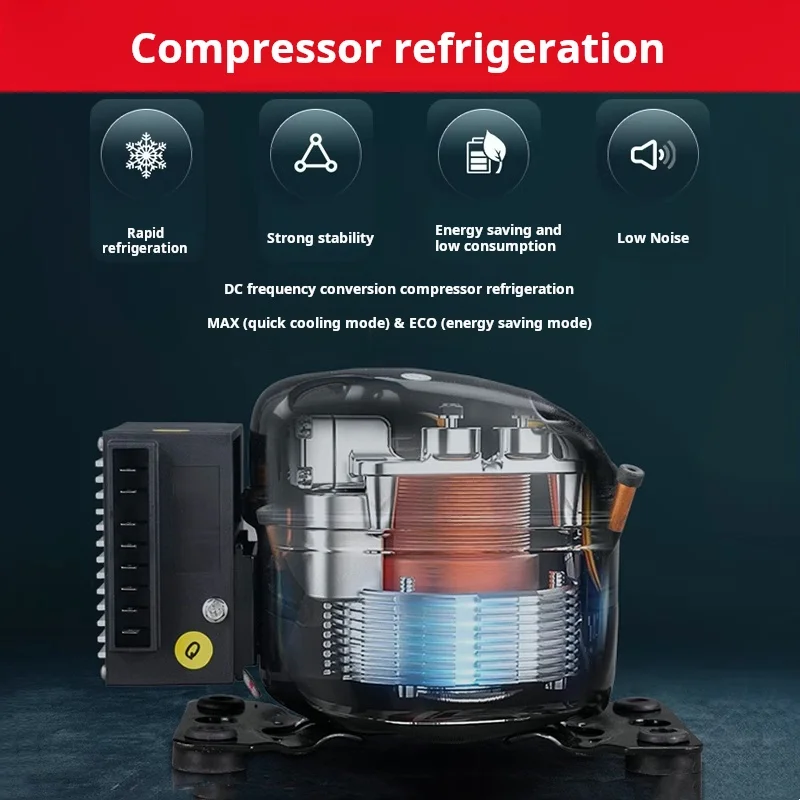 

NLD35L Customizable Car Fridge RV Truck Refrigerator with Control Compressor for Camping Coolers And Freezers