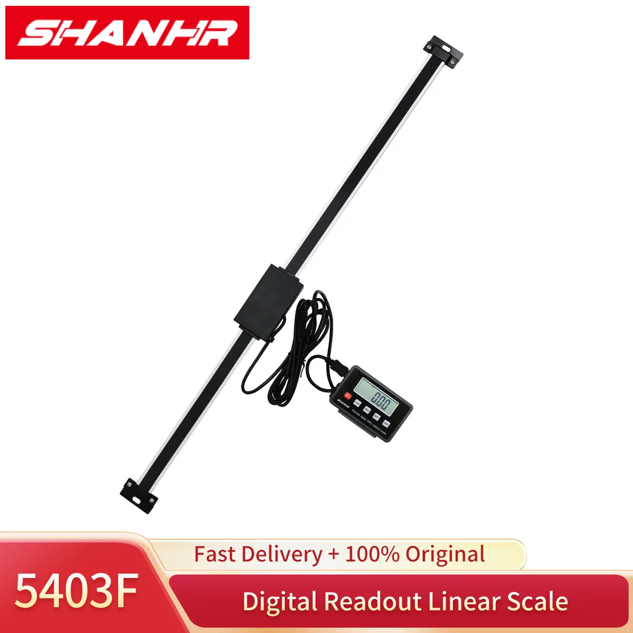 

SHANHR 500/600mm Digital Readout DRO LCD Readout Scale for Bridgeport Mill Lathe,Accurate Linear Scale - Ideal for Woodworking