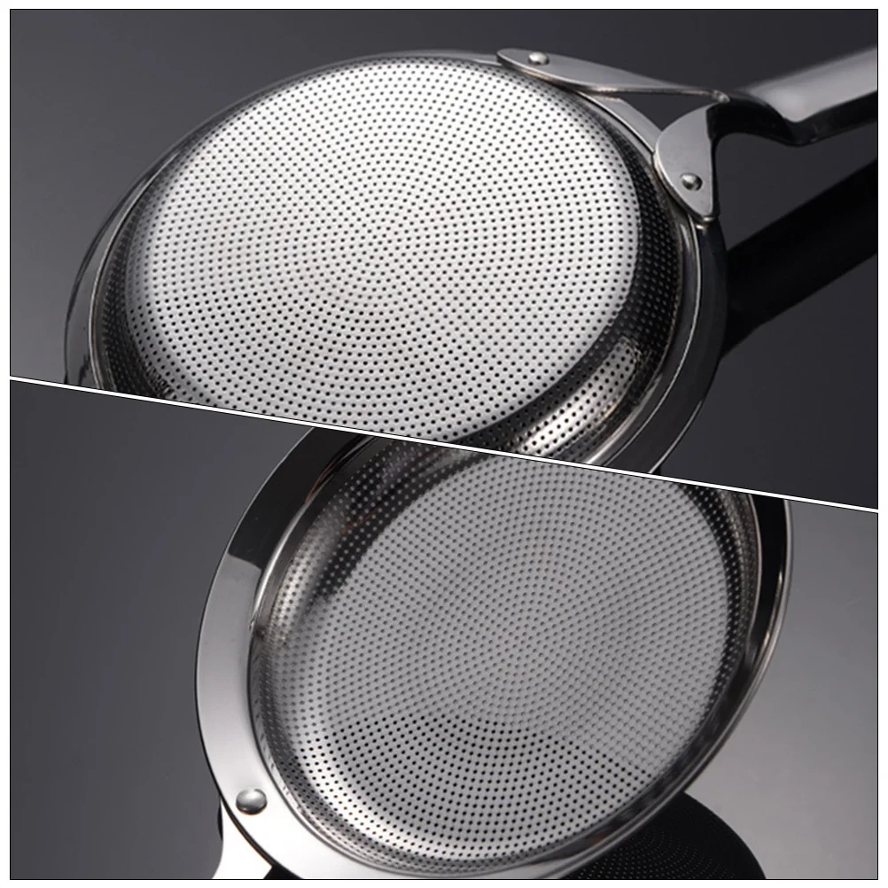 

Oil Filter Spoon Stainless Steel Strainer Hotpot Residue Slotted Strainers Grease Cooking Mesh