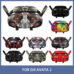 Autocollants étanches pour DJI AvMi2, degré de rayure, corps en PVC cool, peau colorée, lunettes 3, accessoires de lunettes