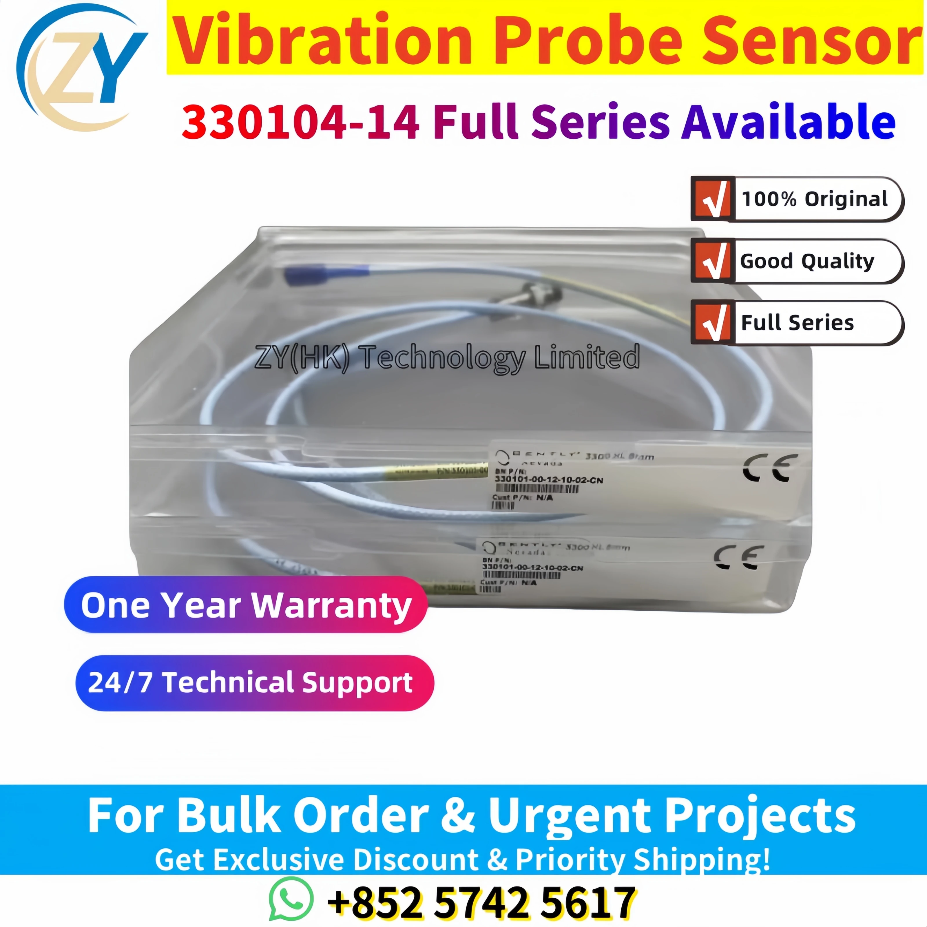 Original 330104-14-22-10-02-00 330104-14 Full Series Vibration Probe Sensor High-Sensitivity In Stock