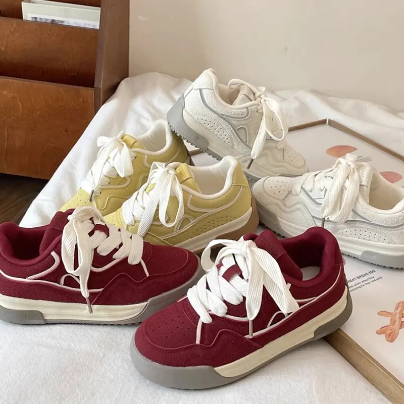 

Shoes Woman 2025 All-Match Female Footwear Casual Sneaker Clogs Platform New Dress Small Summer Creepers Leisure Spring Summer S