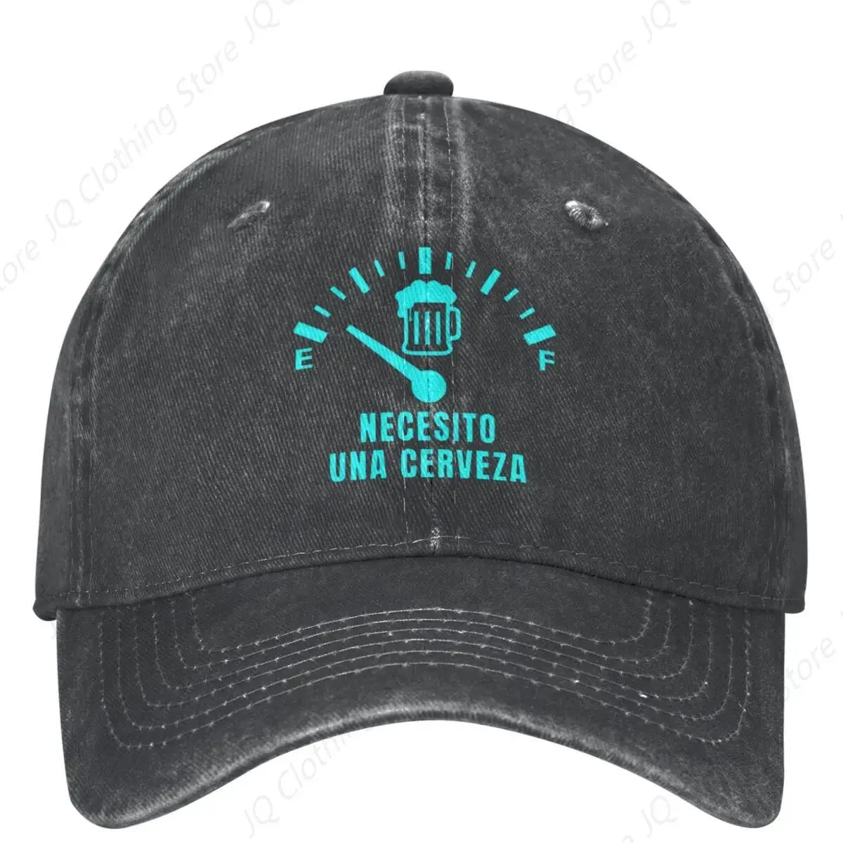 Necesito Una Cerveza Baseball Cap Running Hippie Dropshipping Washed Trucker Hat Couple Women Vintage Custom DIY Snapback Cap