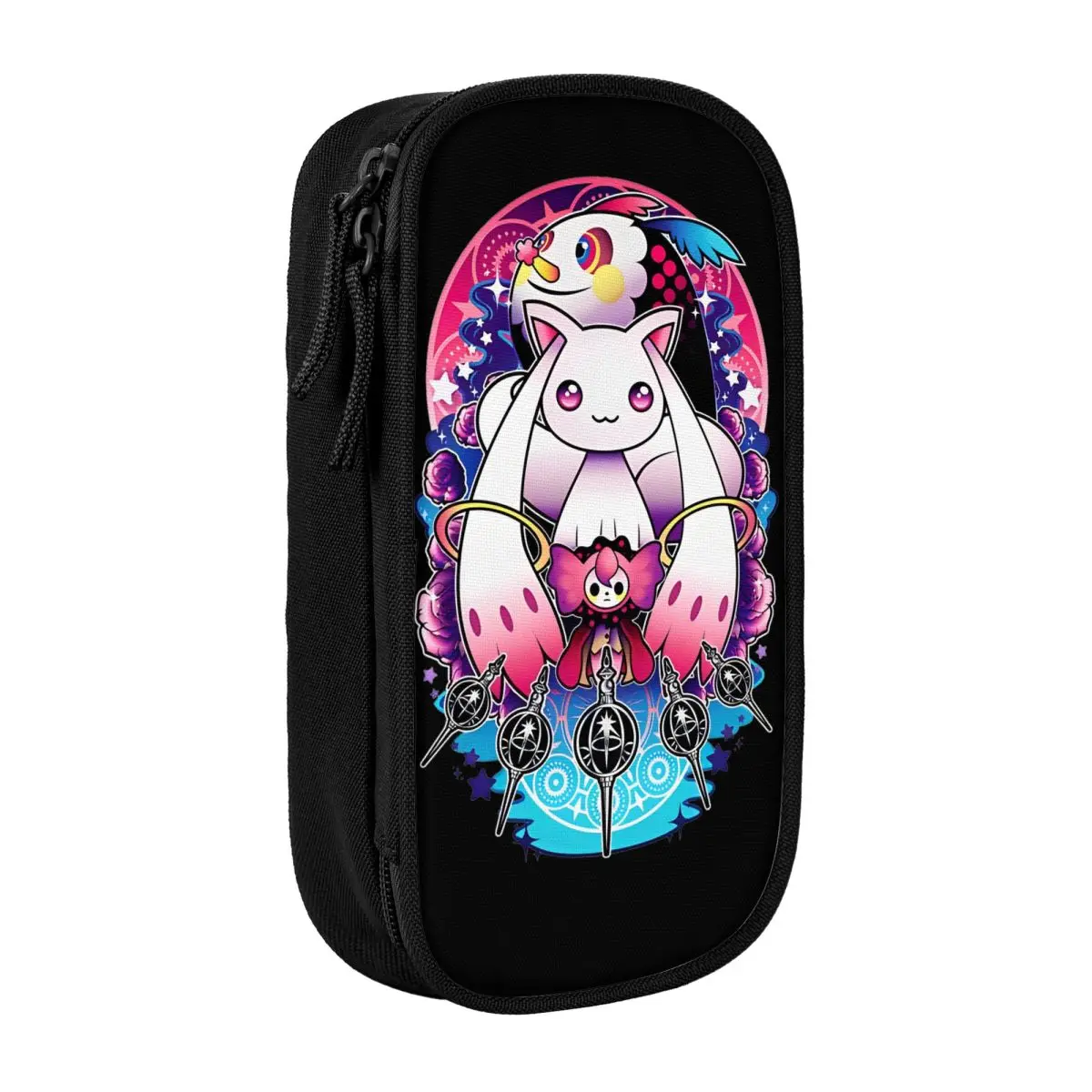 Estuches para lápices Charlotte Contract Puella Magi Madoka Magica, caja para bolígrafos Kyubey, bolsa para estudiantes, suministros de gran capacidad, regalos, estuches para lápices