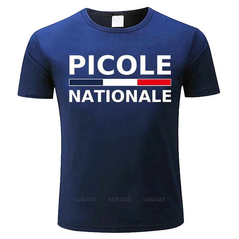 Picole Nationale T Shirt uomo sciolto cotone stampato T-Shirt nazionale picole magliette umoric homme tshirt top classici