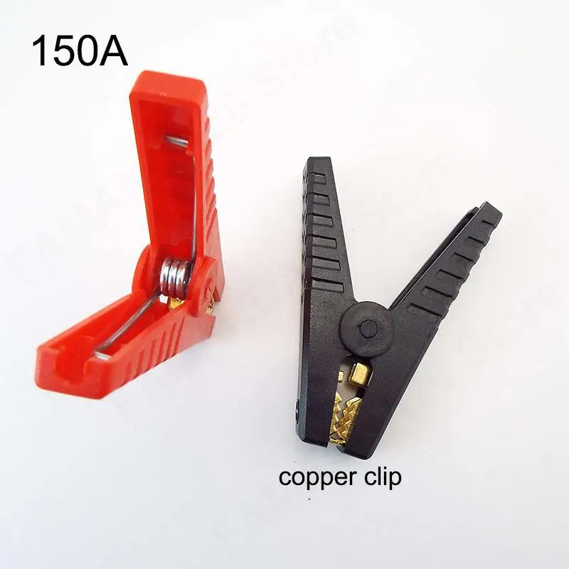 1pair big Duty car Battery Crocodile Alligator Clamp Copper accumulator Clips Test Connector Electrical large size 100A 300A M20