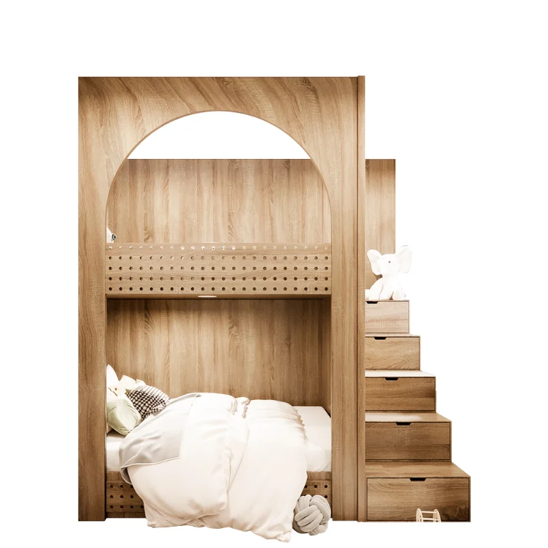 Boys and girls' room, high and low bed, fully customized adult bed, up and down bed, high and low bed