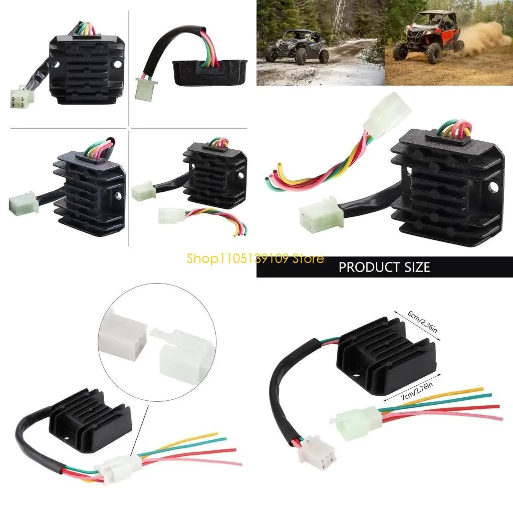 

P5ED 12V Motorcycle Regulator Rectifier High Compatibility For CG125 GY6 Beach Bike