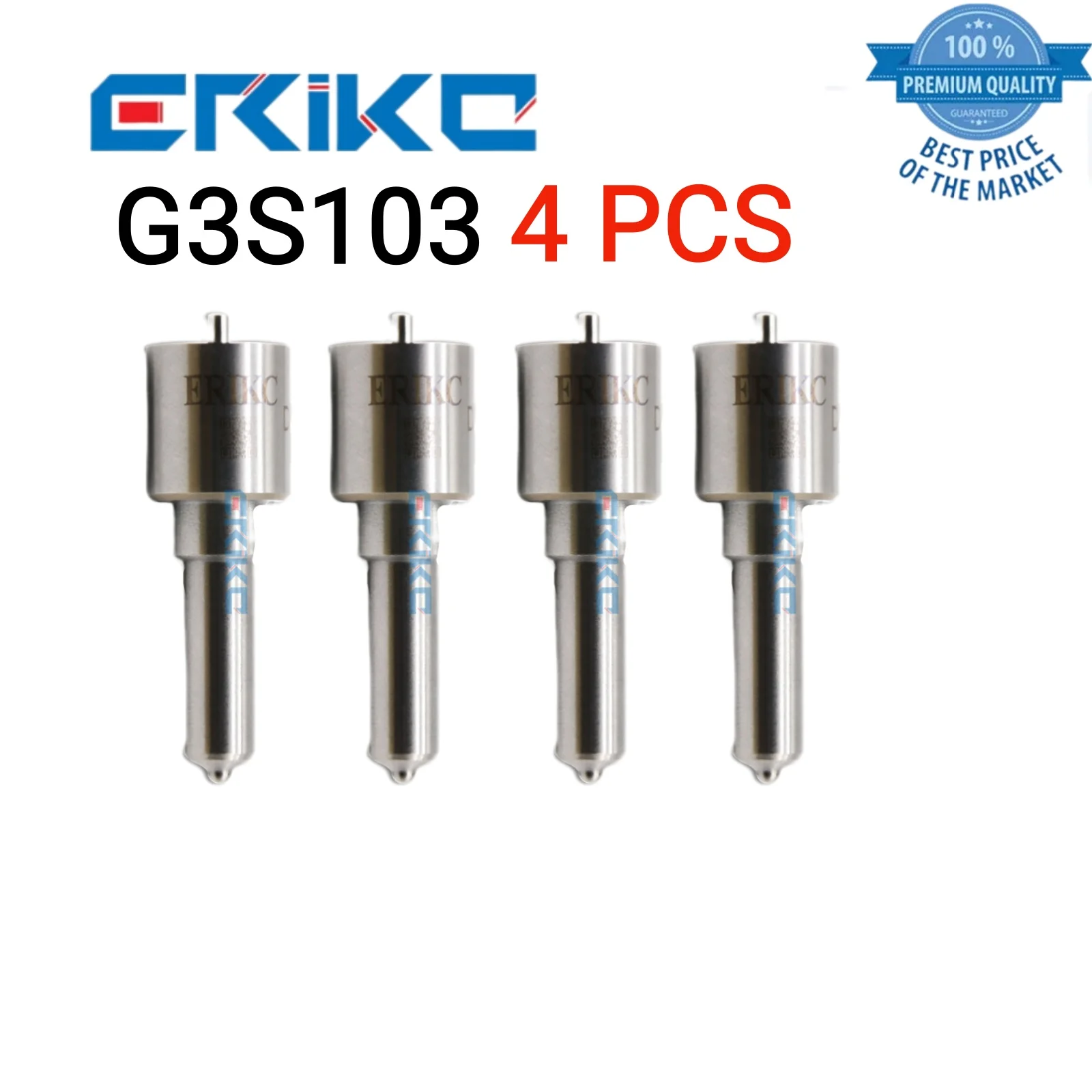 4 PCS G3S103 Auto Engine Injector Nozzle G3s103 Standard Angle Full Cone Spray Nozzle for Denso