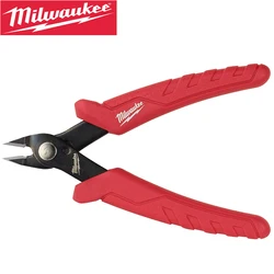 Milwaukee-Mini Flush Cutters, Lâmina de Liga de Aço para Cabo, Corte de Cobre, Indústria Scissor Alicates, 5 