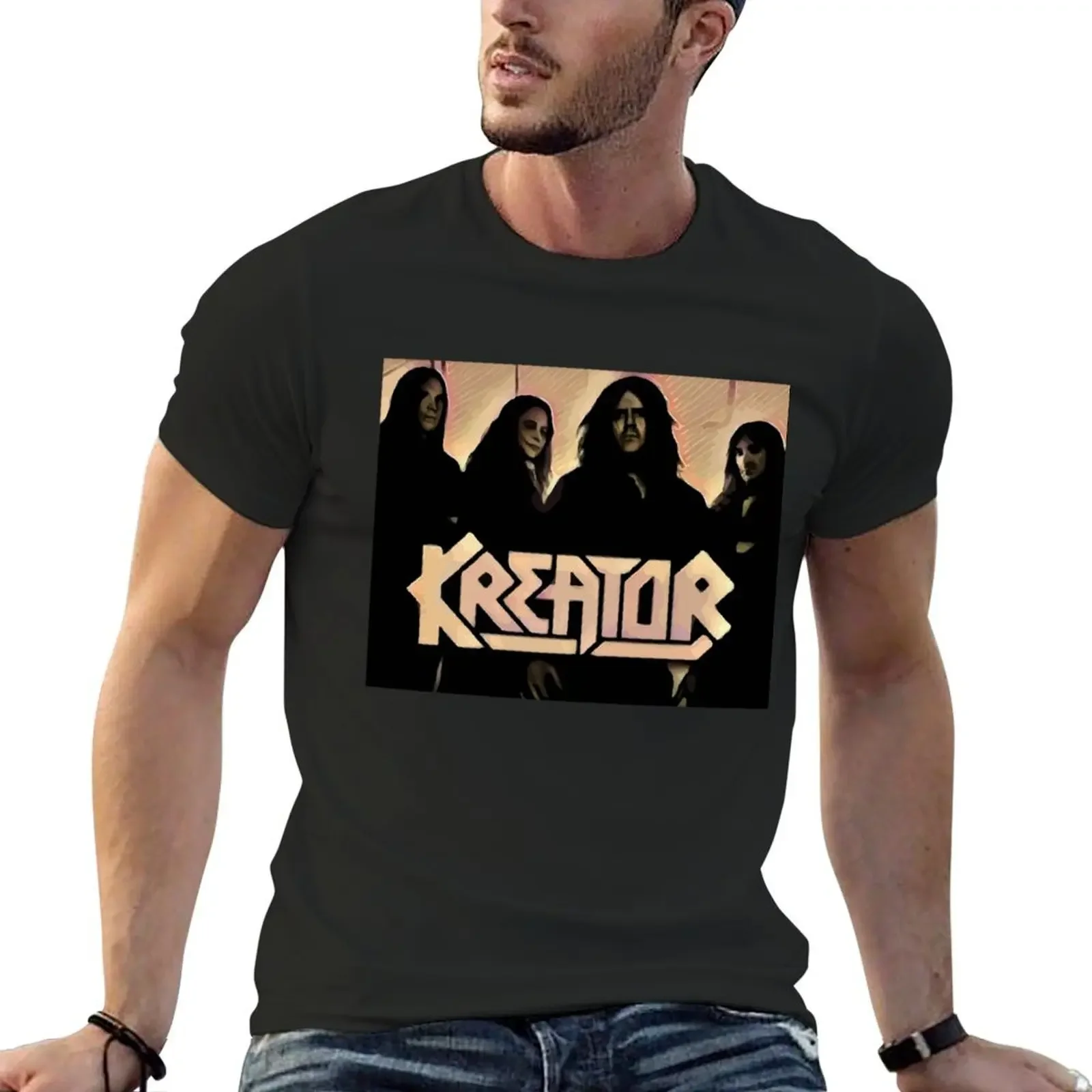 

Kreator - Metal Band T-Shirt baggy shirts plain tee shirts for men