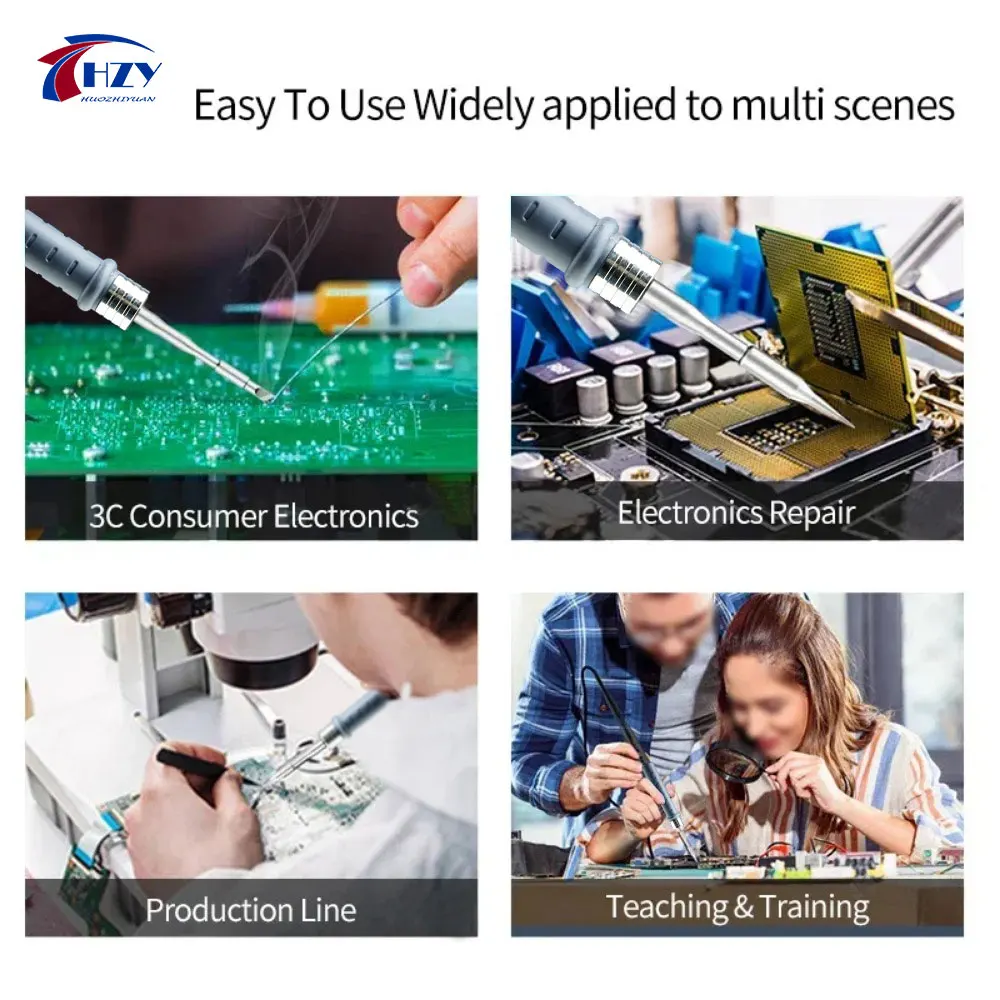 HZY C245 درجة حرارة ثابتة سبيكة لحام كهربائي نصائح T245 محطة لحام سبيكة لحام تلميح لأداة محطة إعادة العمل JBC