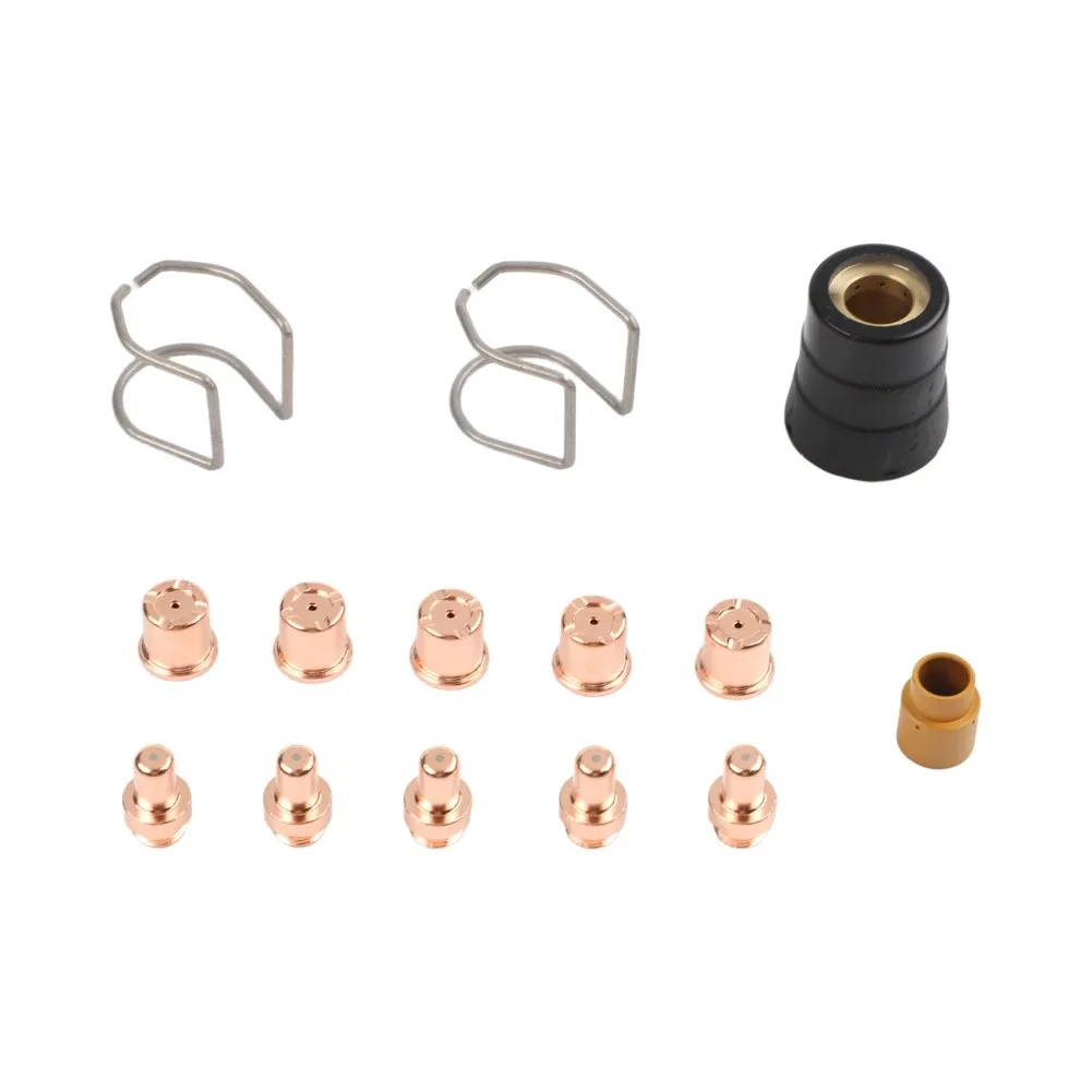 14 Piece for plasma Electrode Tip Shield Kit for Eastwood for Versa Cut 60 Cutter CB70 for torch Includes Electrodes and Nozzles