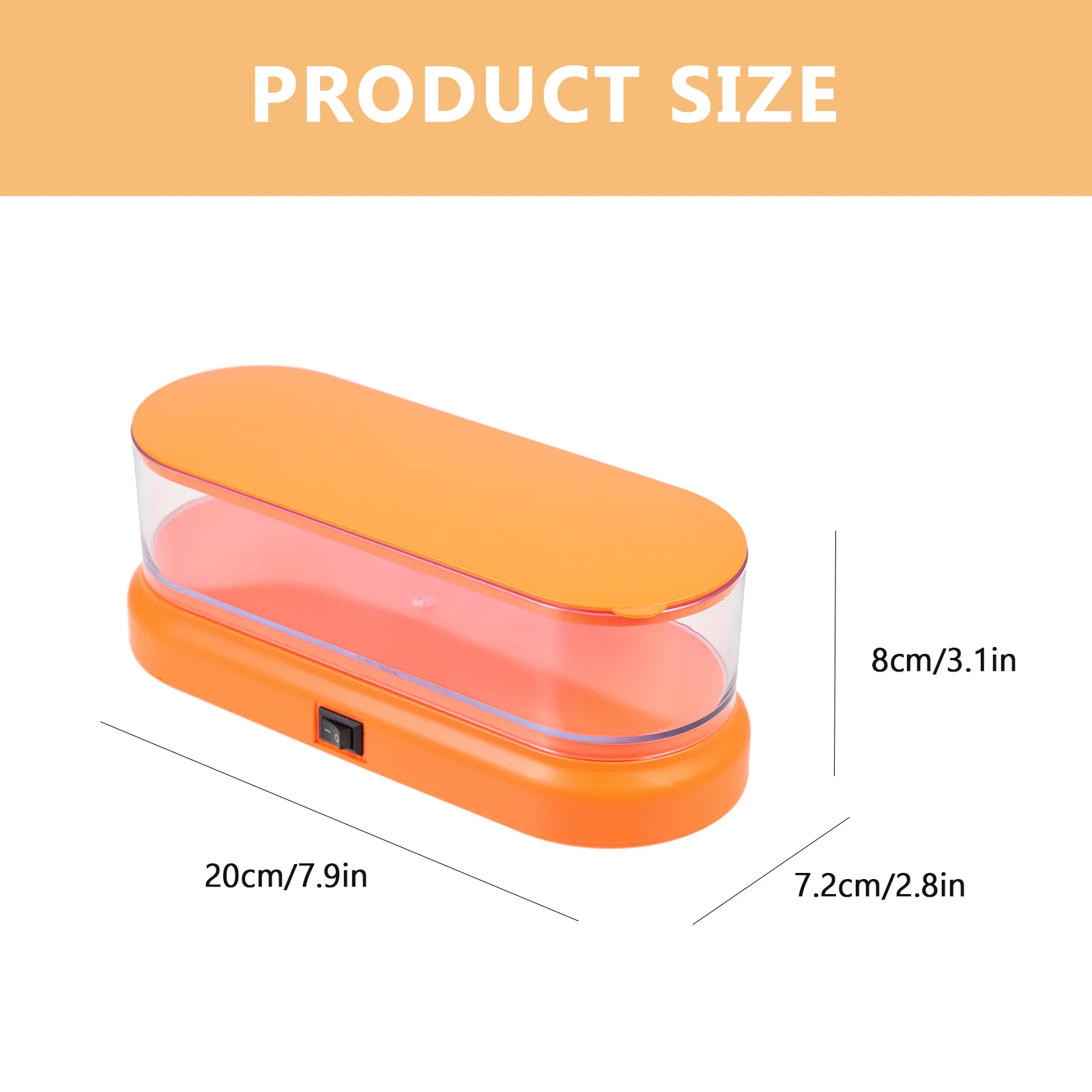 منظف النظارات المدمج، غسالة المجوهرات، أداة توفير الوقت المحمولة، صندوق تنظيف النظارات #6