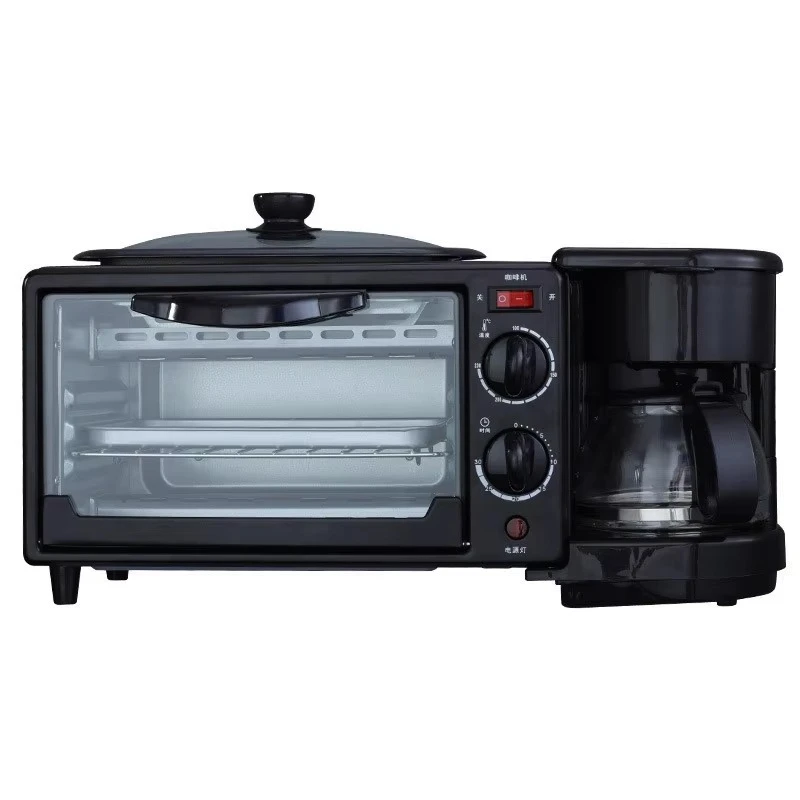 

Electric Breakfast Machine Multifunctional 3-in-1 Household Small Toaster