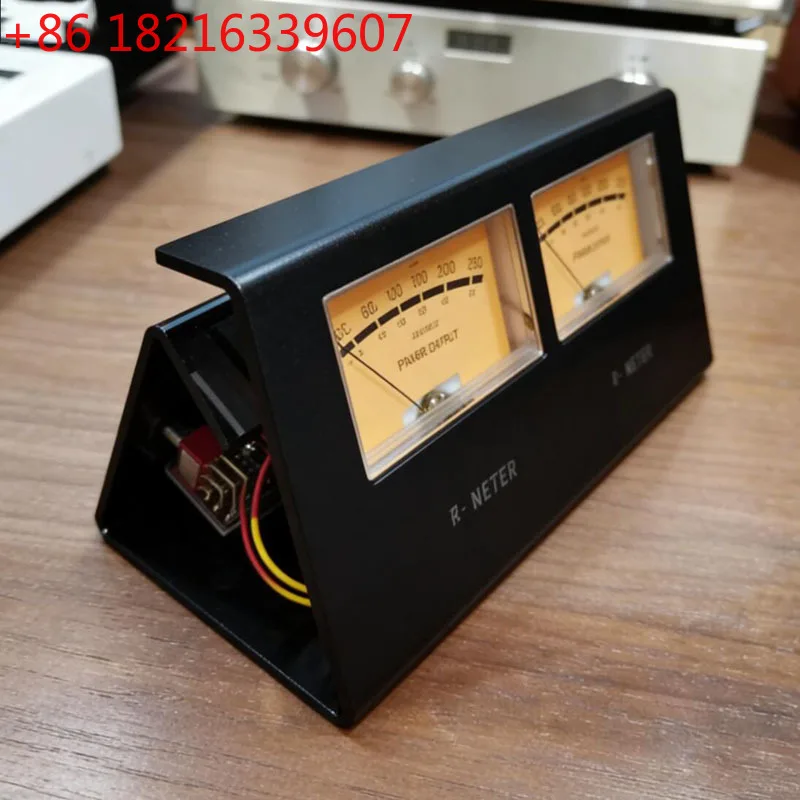 YAO 2-Way Amplifier Speaker Audio Music Orange Light High-Precision VU Meter Audio Level DB Meter Finished VU Meter DB Panel Dis