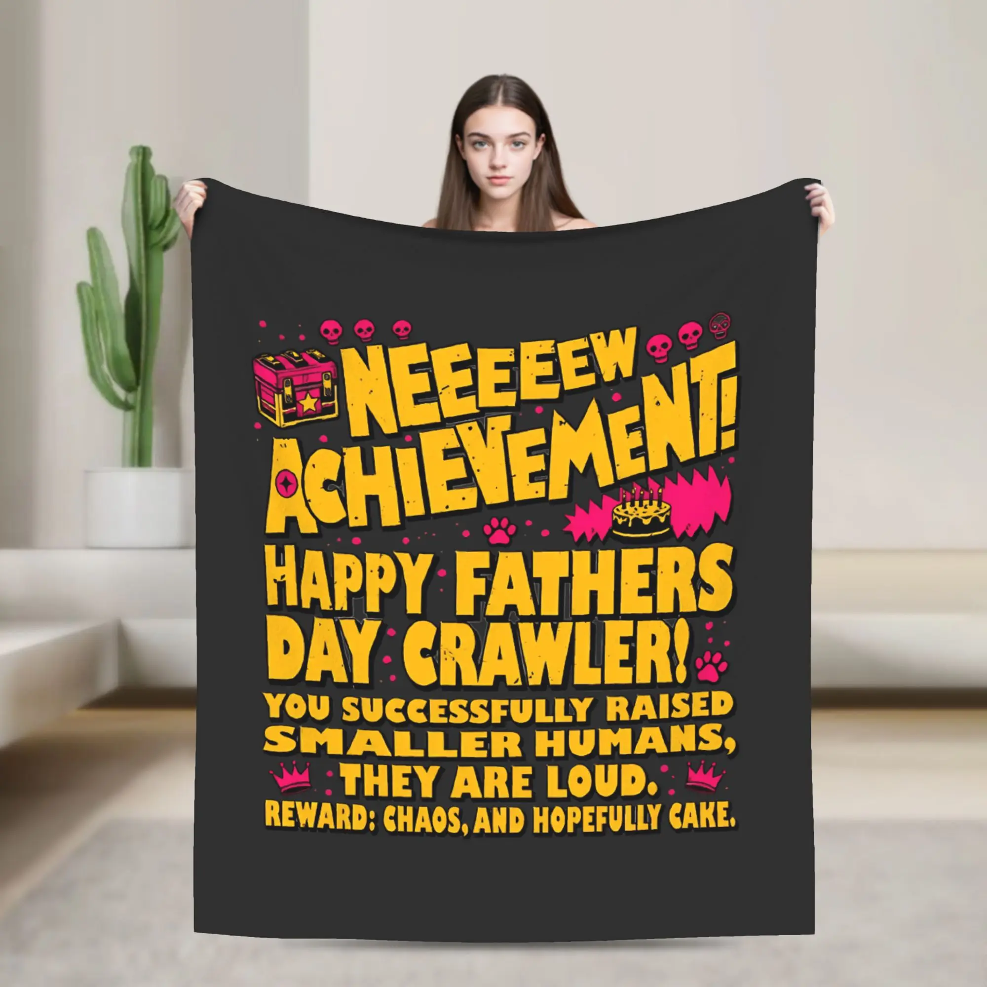 Soft BlanketBoy Girl Airplane Travel Dungeon Crawler Carl New Achievement Throw Blanket  Flannel Novelty Sofa Bed Cover