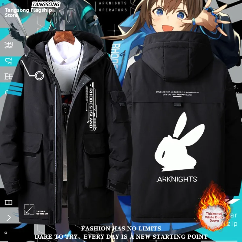 

Коллаборационная версия: модная куртка-пуховик унисекс для мужчин и женщин, осенне-зимняя новинка, теплая, утолщенная, из полиэстера...